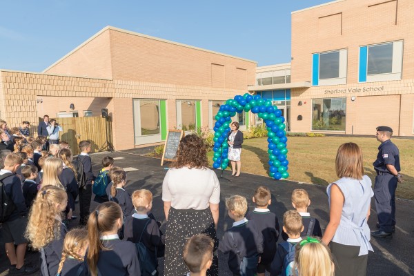 Sherford&#39;s first primary school, Sherford Vale, now officially open